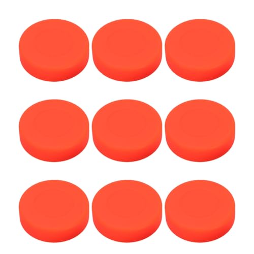 Palets de hockey orange Kisangel avec dureté réglable et surface mate anti-rebond