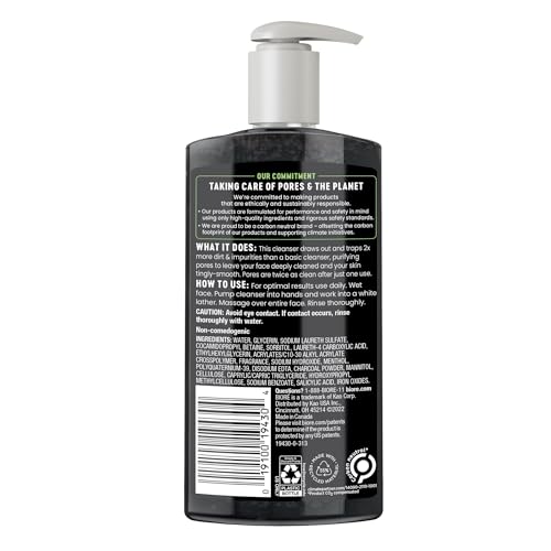 Biore Deep Pore Charcoal Cleanser, 200 ml (Pack of 2) - Image 2