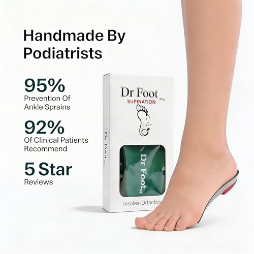 Plantillas Dr Foot Pro Supinación 3/4 Largo Par Grande miniatura 7