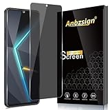 Anbzsign [2 Pack for ZTE nubia Neo 2 5G Privacy Screen Protector, 9H Anti Spy Private Tempered Glass Film, Anti-Scratch, Case Friendly