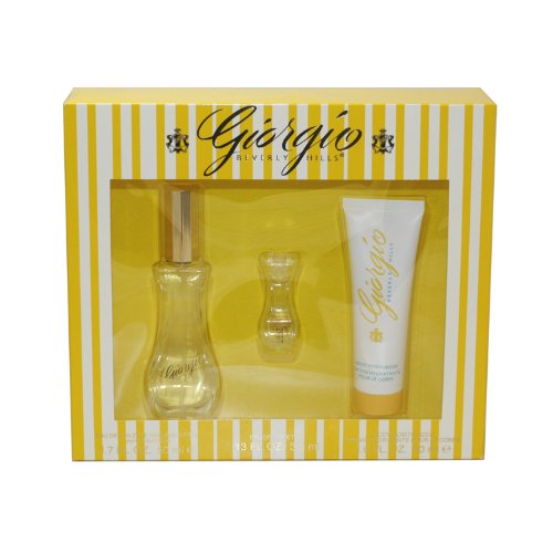 Giorgio Beverly Hills Gift Set Eau De Toilette 50ml/ Mini Eau De Toilette 3.5ml and Body Moisturizer 50ml