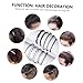 FOYTOKI 10pcs Invisible Sports Fashion Hair Band Metal Hair Hoop Headband Clips Set for Girls