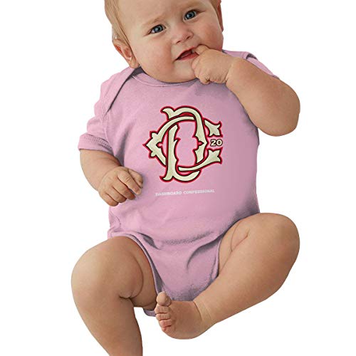 RILEY SINGH Dashboard Confessional Baby Bodysuit Onesies Short Sleeve Jumpsuit Shirt Newborn Boys T Shirt Toddler Cotton Bodysuit Unisex Shirt Undershirtsbaby Tanks top 0-3 Months Pink