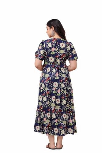 Image of New Elite Rayon Anarkali Maternity Feeding Kurti with Both Side Zipper