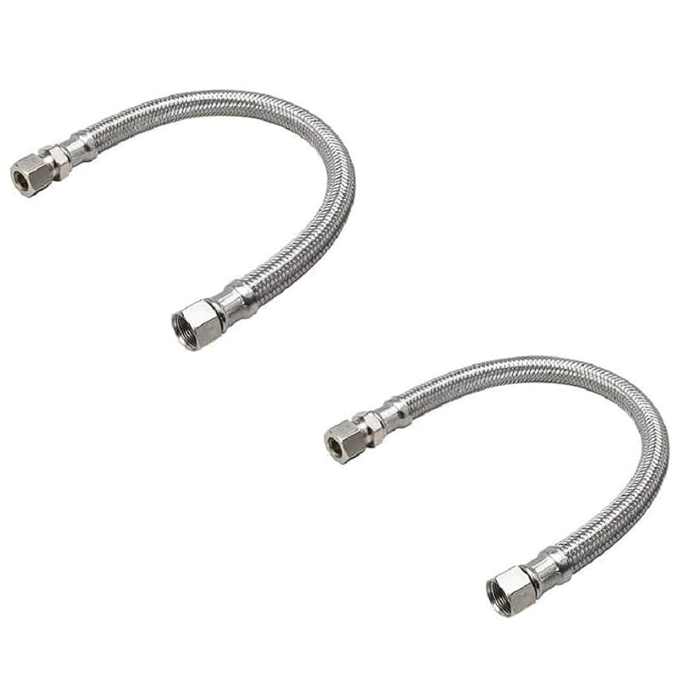 Amazon | EZ-Fluid 12インチ x 3/8インチ オス圧縮 x 3/8インチ