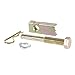 CURT 22315 Anti-Rattle Hitch Pin Shim Device, Fits 1-1/4-Inch Receiver, 1/2-In Hole, Yellow zinc
