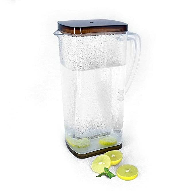 KD ZONE Water Jug with Plastic Handle, 2 litres, Transparent 3