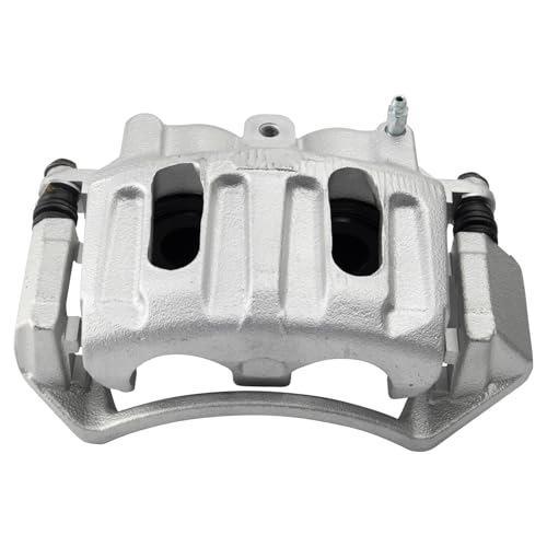 Image of TRQ Front Right Brake Caliper w /Bracket Passenger Side | For 1999-2004 Ford F-150 2004 F-150 Heritage