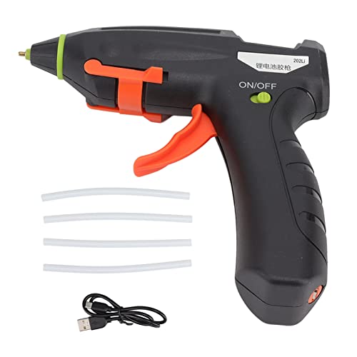 Cordless Hot Glue Gun,Mini Glue Gun Kit with USB Charging Cable,Handheld Electric Power Glue Gun for for Art, Crafts, Home Repaire,Energy Saving