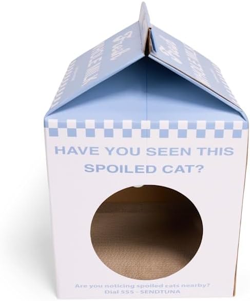 EveryYay by Petco Milk Carton Cat Scratch Condo 19.88" H