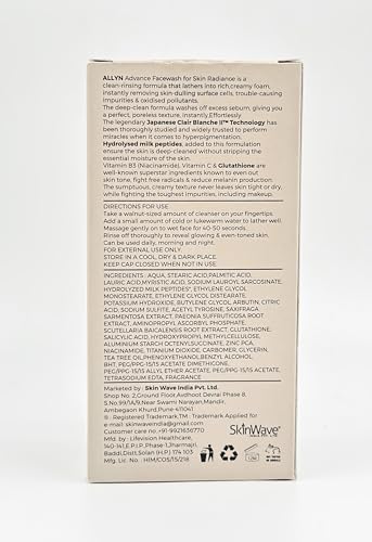 ALLYN Advance Facewash for Skin Radiance, 75g - Image 4