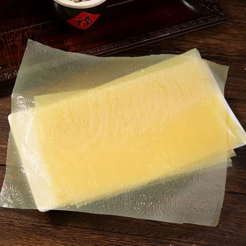 Handmade Sliced Tender Tofu Skin, 3 Pack Soybeans Skin for Hot Pot & Salads, 240G (8.49oz)
