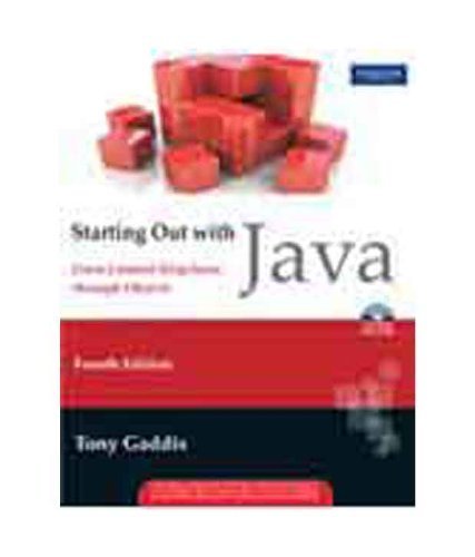 Starting out with JAVA: From Control Structures... 8131734382 Book Cover