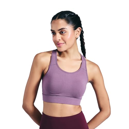 Image of NYKD (NYK904 Ultimate High Impact Non Wired & Padded Sports Bra for Women | Bounce Control with Quick Dry Formula & Multiway Straps | Ideal for Gym, Workout & Yoga