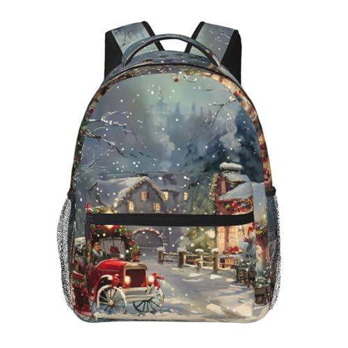 Mochila navideña ligera que alivia el peso en el uso diario urbano