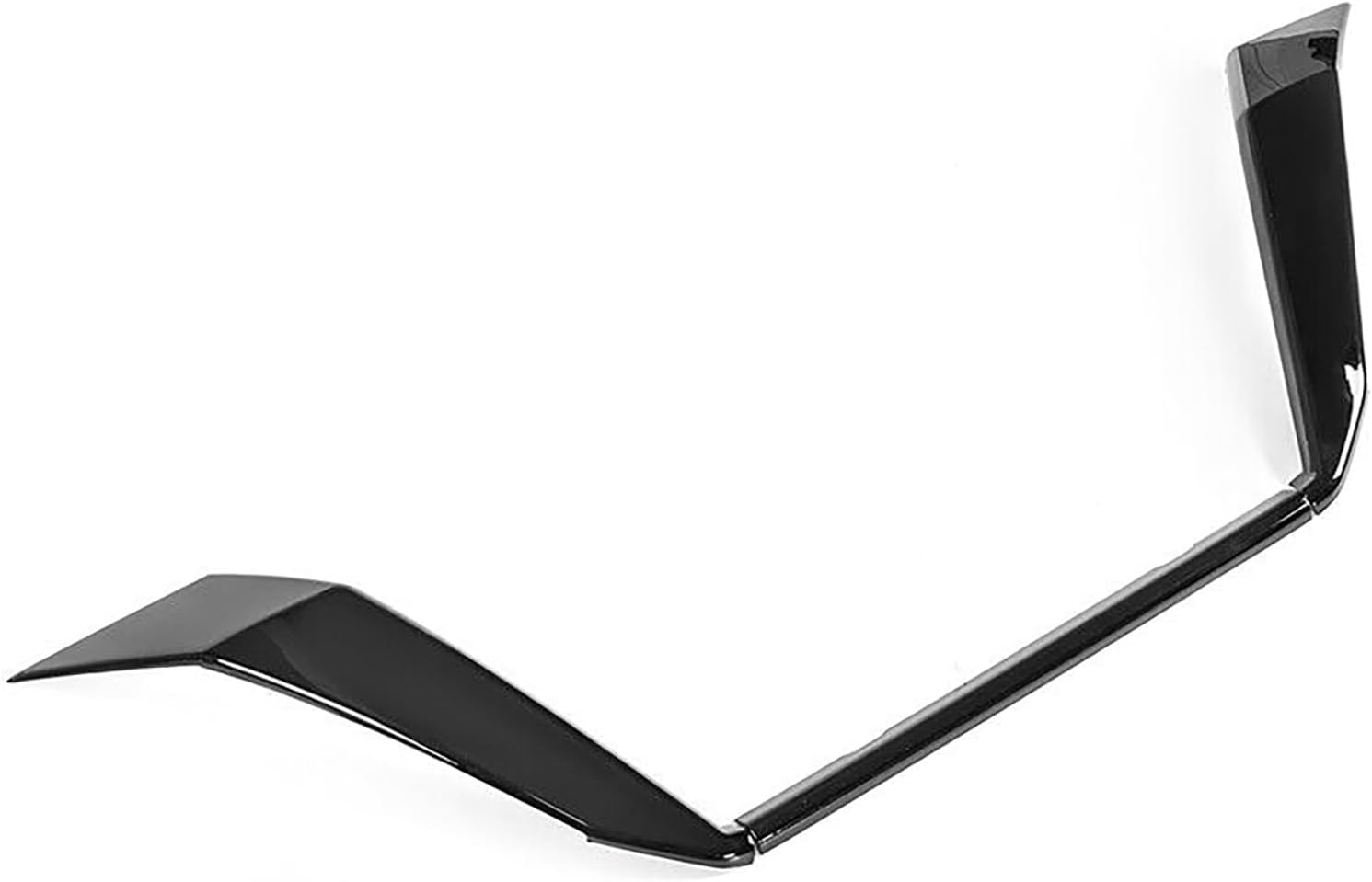 Front Grill Frame Cover Trim Glossy Black Fit for 2020-2021 N1SSAN Sentra