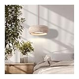 Luces Colgantes De Travertino Modernas, Lámparas LED Colgantes De Piedra Amarilla Natural, Decoración Interior, Iluminación For Dormitorio, Comedor, Bar, Estudio