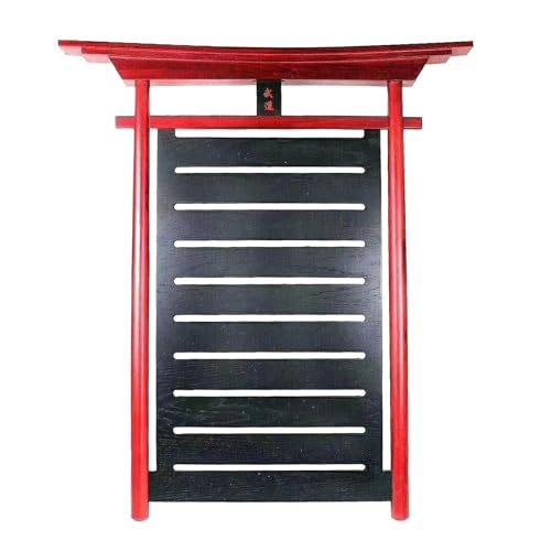 QSTDGVPW Wooden Karate Belt Holder Hanging Display Rack