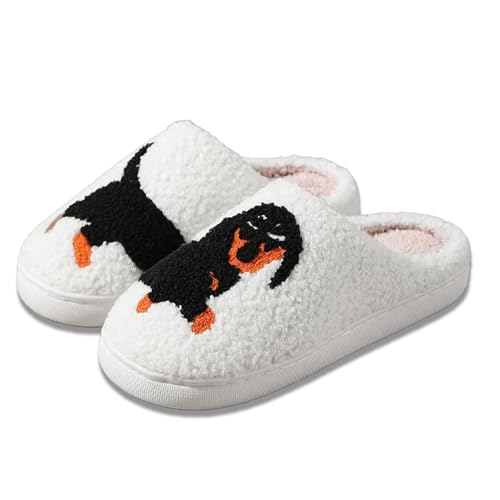 Slippers for Women Men with Memory Foam Warm Fuzzy Cozy Slippers Anti-Slip House Shoes Indoor Outdoor