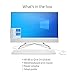 HP 24-inch All-in-One Touchscreen Desktop Computer, AMD Athlon Gold 3150U Processor, 8 GB RAM, 512 GB SSD, Windows 10 Home (24-df0040, White), Snow White