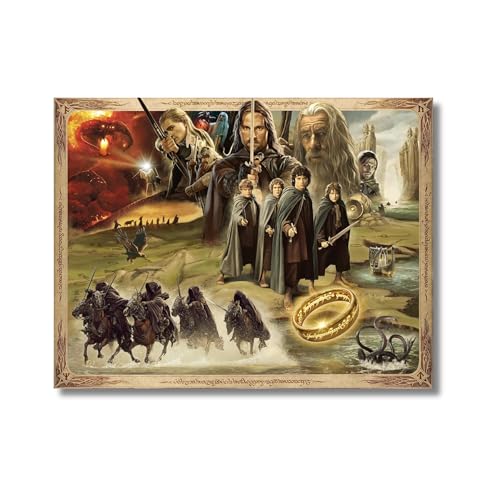 Ravensburger - Puzzle Señor de los Anillos, Rompecabezas para Adultos, Regalo para Niños de 14+ Años, Juego Educativo y Estimulante, 2000 Piezas, 98x75cm