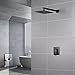 KES Matte Black Shower Faucet Set Shower With Valve, Rain Shower Head Shower Faucets Sets Complete Pressure Balance Shower System, XB6210-BK