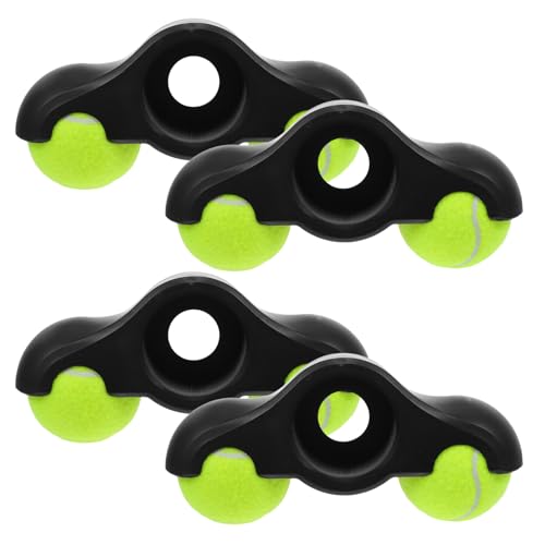 Mikinona Adaptador para Pies de Bicicleta Indoor 8 Unidades con Balones de Tenis, Almohadilla Antideslizante y Amortiguadora de Ruido para Equipo de Entrenamiento en Casa