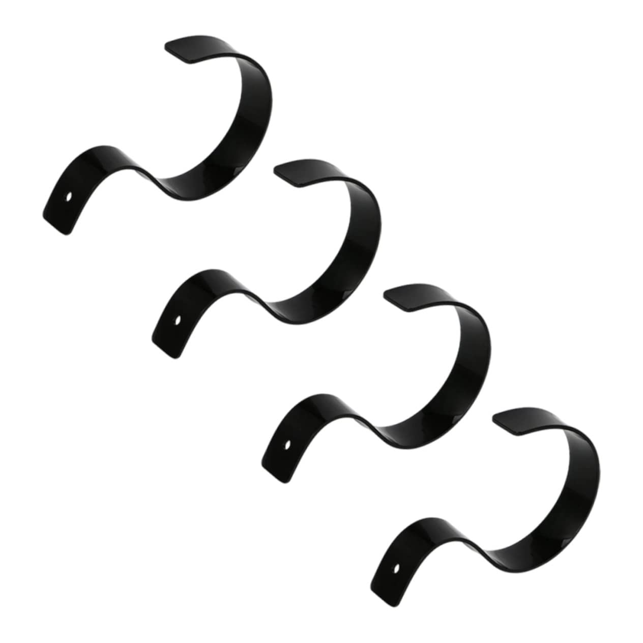 PRETYZOOM Belt Display Stand 4pcs Acrylic Belt Rack Display Shelf for Vendors Shop Supermarket Home Decor