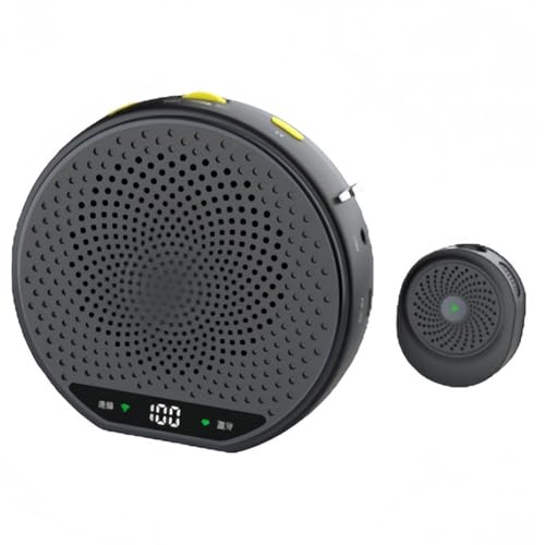 Haut-parleur cravate puissant noir Little Bee Bluetooth 2,4 GHz pour guide et espace commercial