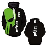 CaractéRistiques Des Vestes De Sport : Ce Sweat à Capuche Est Doté D'Une Impression 3d Et D'Une Capuche Avec Cordon De Serrage, De Manches Longues, De Poches Kangourou Et D'Un Imprimé Streetwear. Mains Libres Et Petits Objets.