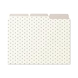 Kate Spade New York File Folders, Set of 6, Bikini Dot (164141)