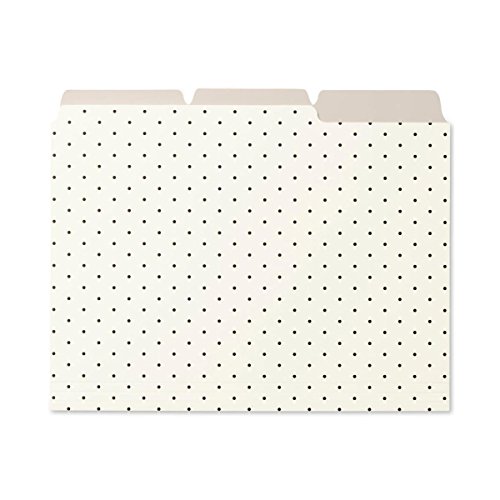 Kate Spade New York File Folders, Set of 6, Bikini Dot (164141)