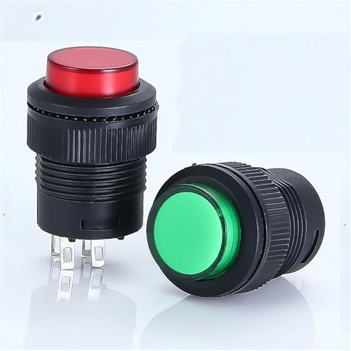 Interrupteur 16mm momentané pour tableau de bord et console de commande DIY