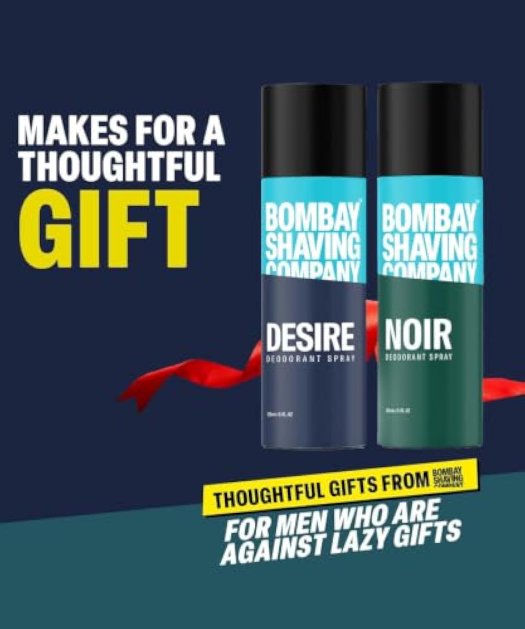 Bombay Shaving Company Desire & Noir Deodorant Spray for Men, 150ml