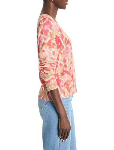 NIC+ZOE Women's Painted Ikat Sweater3