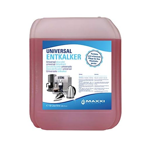 10 Liter Maxxi Clean Universal Entkalker für Ihren Kaffeevollautomaten inkl Ausgießer| Für alle bekannten Marken geeignet | Kalklöser für extra gründliche Reinigung