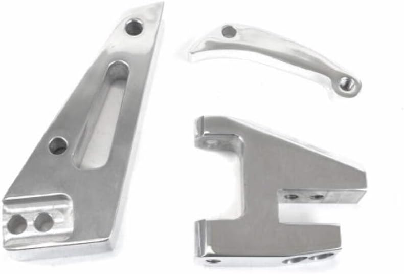 Top Street Performance Short Water Pump Alternator Bracket for Chevy Small Block - Polished