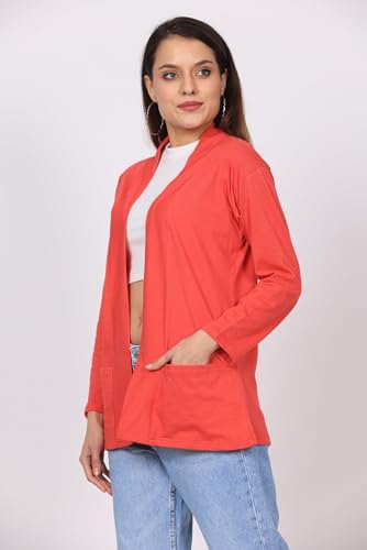 Image of Women's Cotton Shrugs with Pockets, Summer Shrugs for Ladies, Pack of Two