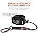 Ergodyne Squids 3714 Tool Lanyard and Tethering Attachment with Carabiner and Cinch Loop, Weight Rating 10lbs, 3-Pack