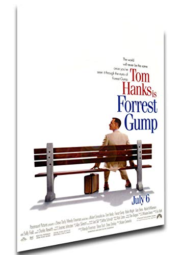 Instabuy Poster Locandina - Tom Hanks - Forrest Gump (1994) A4 30x21cm