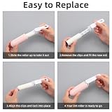 Sorcristy Rolka do ubrań wielokrotnego użytku Mini Lint Roller