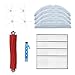 Kit d'accessoires pour Xiaomi Roborock S7 T7 T7S T7Plus T7SPlus pièces de rechange pour aspirateur 13 paquets avec brosse principale en caoutchouc filtre Hepa brosse latérale chiffon de vadrouille