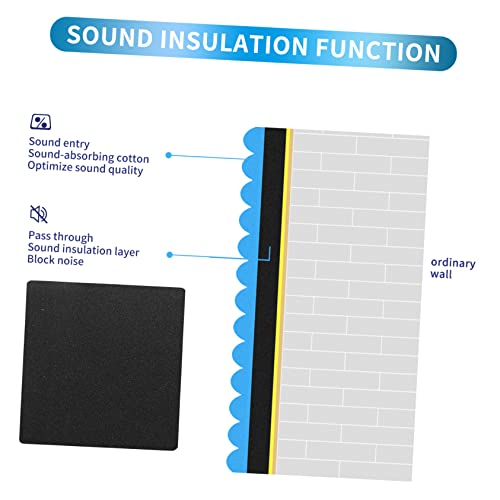Panel Acústico para Paredes Insonorizante 6Pcs, PU para Reducción de Ruido en Escalones miniatura 5