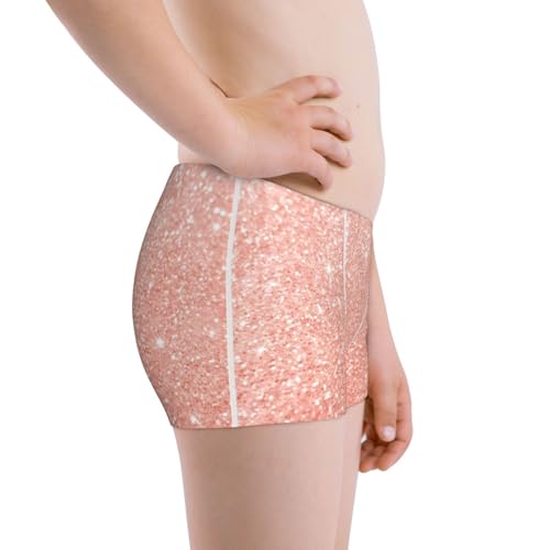 Boys' Cotton Boxer Brief Soft Underwear-Rose Gold Glitter2