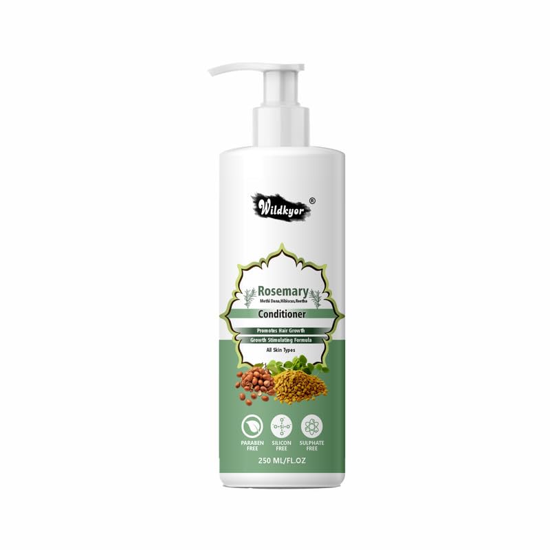 Image of Rosemary Hair Growth Conditioner, 250 ml, Paraben-Free, All Skin Types Rosemary Conditioner