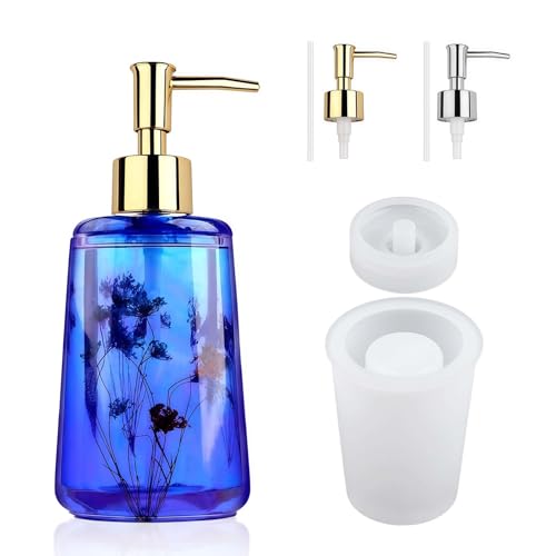 WIKIMO Silikonformen Gießformen Epoxidharz Formen für Seifenspender Mit...