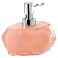 Gedy Portasapone Romance Bronzo - Accessorio Bagno In Acciaio Inox E Vetro Satinato, Design Italiano Made In Italy