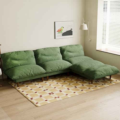 DreamDashio Futon Sofa Bed, 4 in 1 Multi-Functional Futon Couch