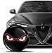 SkinoEu Compatible with Alfa Romeo Emblem Front Bonnet Rear Boot Badge 74mm Giulietta 940 MiTo 156 147 159 GT Brera Spider 939 Black No Fear EA 9