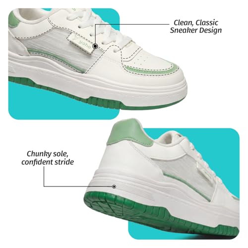 Image of YOHO UrbanDash Sneakers for Woman | Strong Grip, Cushioned Insoles | Comfortable & Stylish for Everyday Use Shoes for Woman /Girls /Ladies -0845